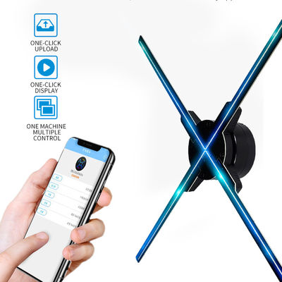 60W 65cm Splicing 176 Degree 3d Hologram Fan Display